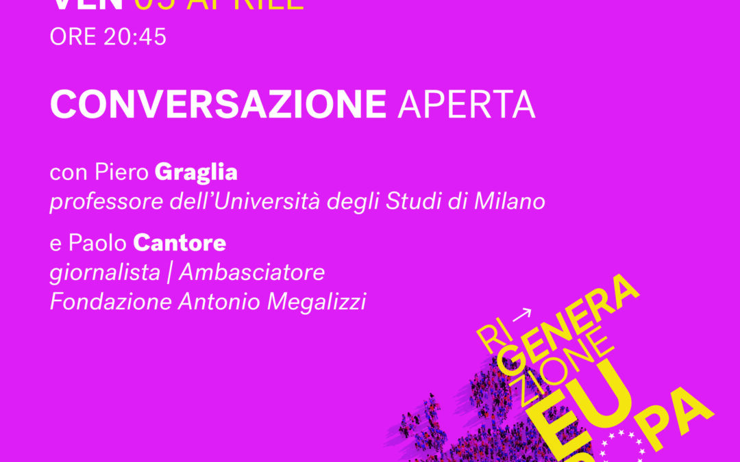 Rigenerazione Europa: il 5 aprile a bergamo